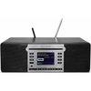 Kathrein DAB+ 100 highline schwarz DAB+/FM Radio mit Bluetooth für Audio-Streaming, WiFi und CD-Player