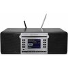 Kathrein DAB+ 100 highline schwarz DAB+/FM Radio mit Bluetooth für Audio-Streaming, WiFi und CD-Player