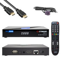 OCTAGON SX888 4K V2 WL ULTRA HD IP HDMI USB H.265 Stalker Multistream IPTV Receiver Schwarz